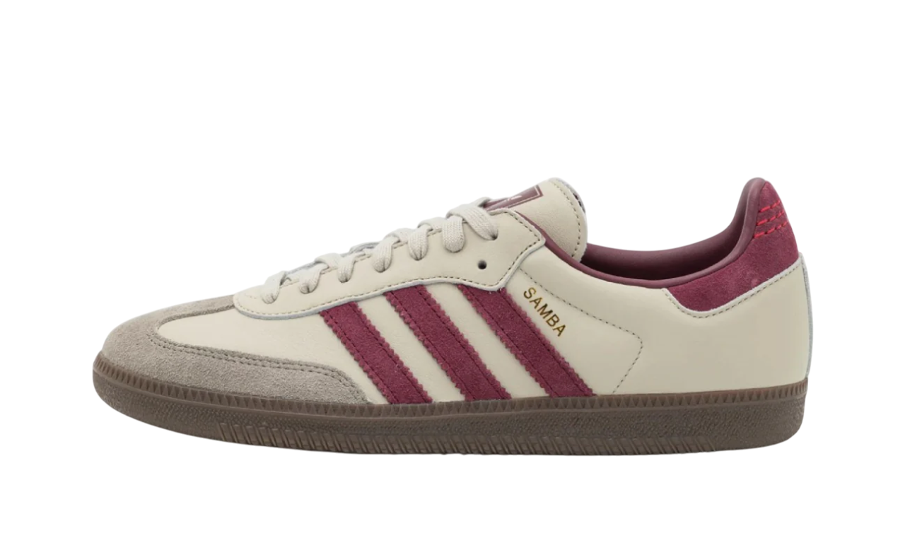 adidas Samba OG Putty Grey Maroon